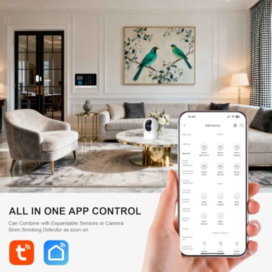 Home security alarm system: 4G - Home Security No Monthly Fee 评论和价格