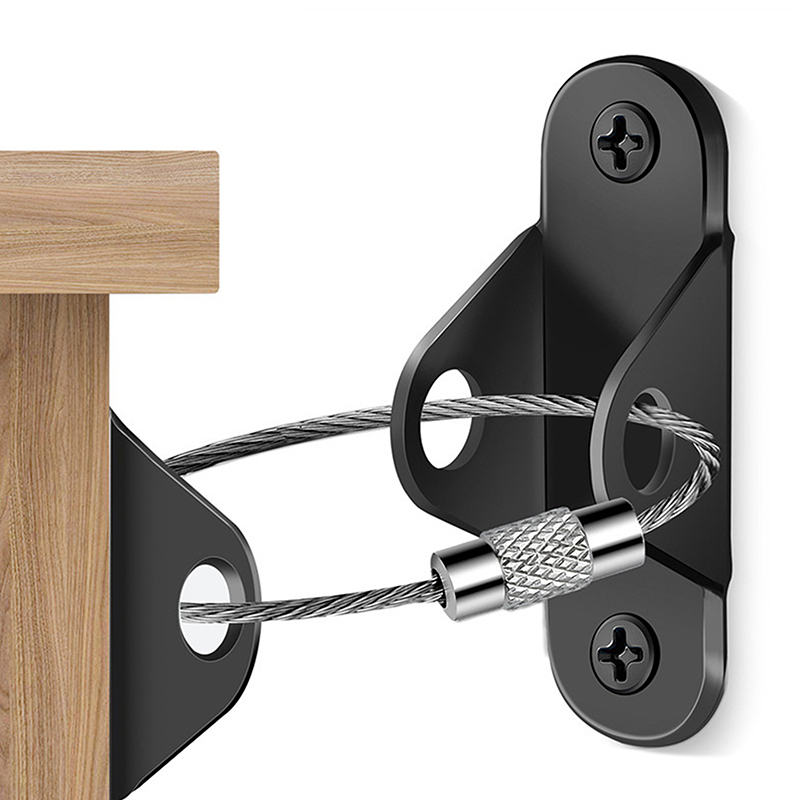 1Set Anti-Tip Furniture Anchor - Home Security Tips 评论和价格