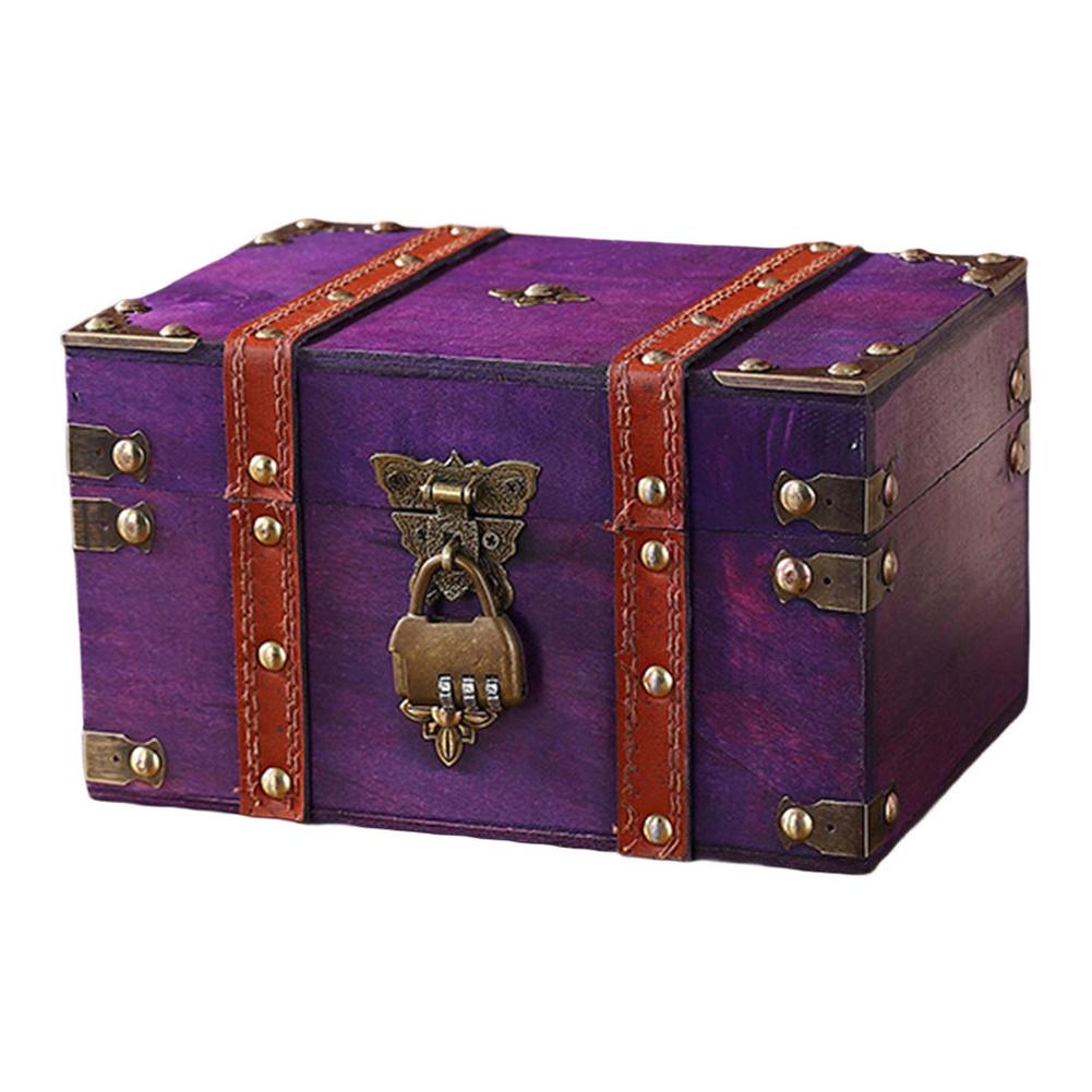 Secure Wooden Treasure Box wit - Home Security Key Box 评论和价格