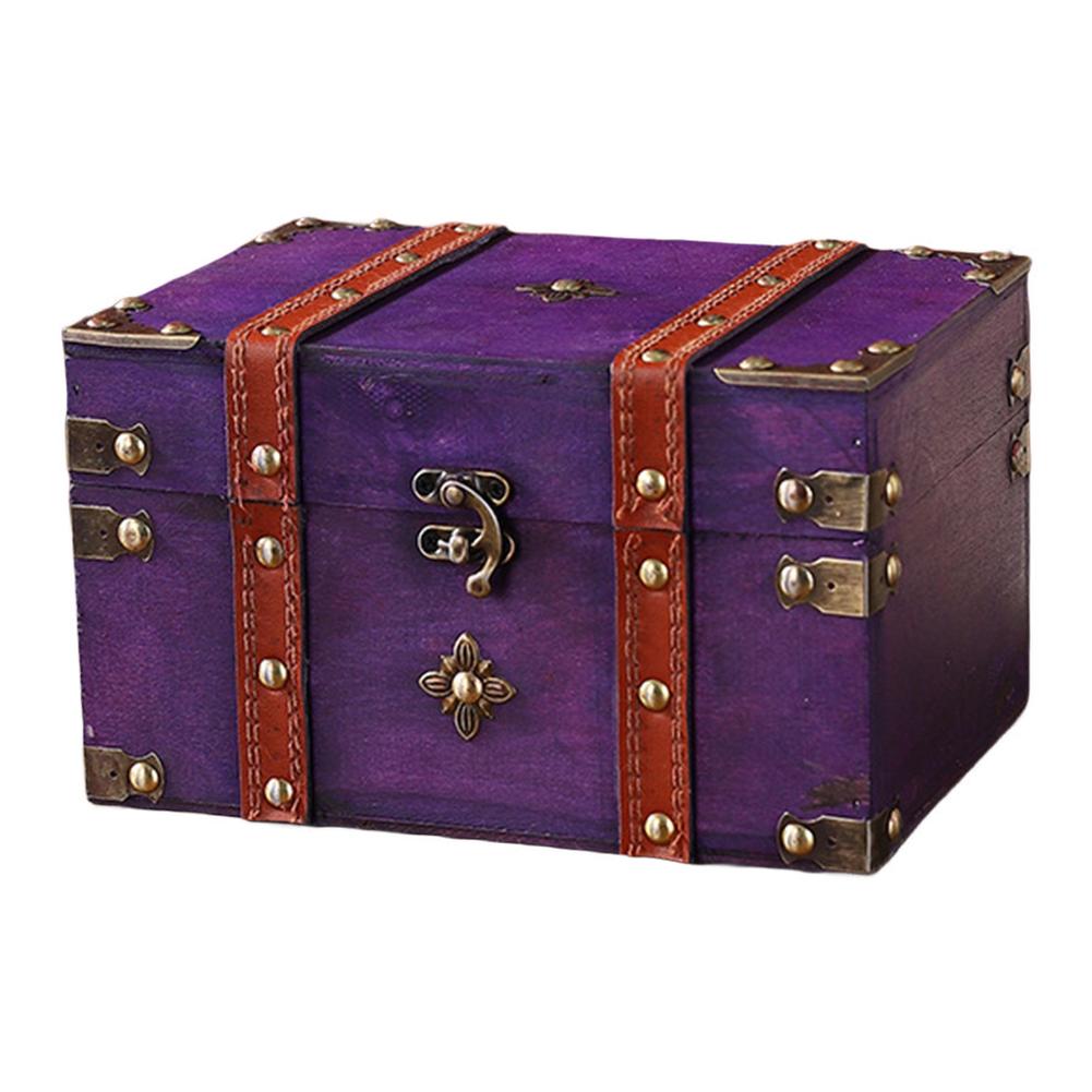 Secure Wooden Treasure Box wit - Home Security Key Box 评论和价格