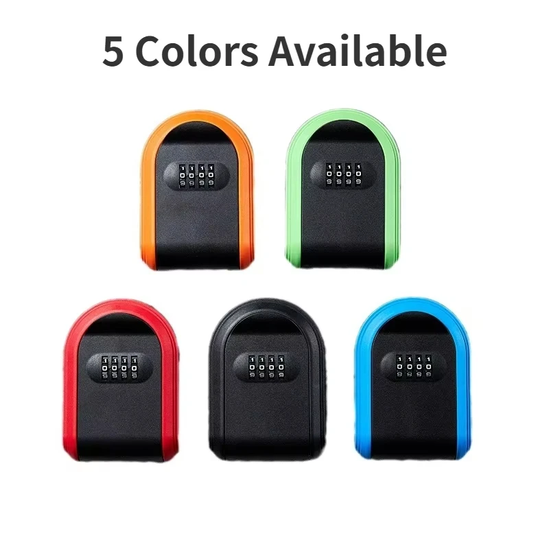 Wall Mount Key Lock Box, 4 Dig - Home Security Key Box 评论和价格