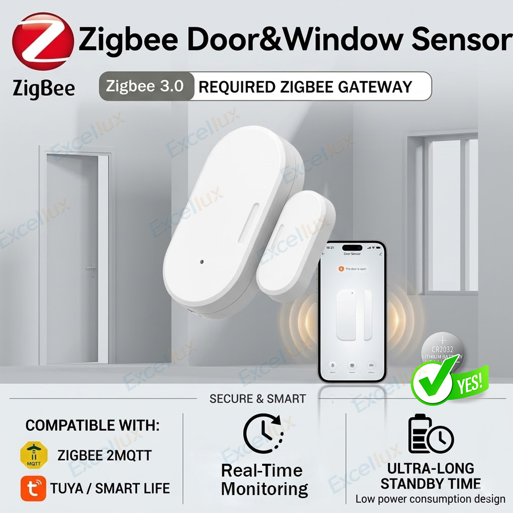 Tuya Zigbee Door Sensor Window - Window Alarm Sensor 评论和价格