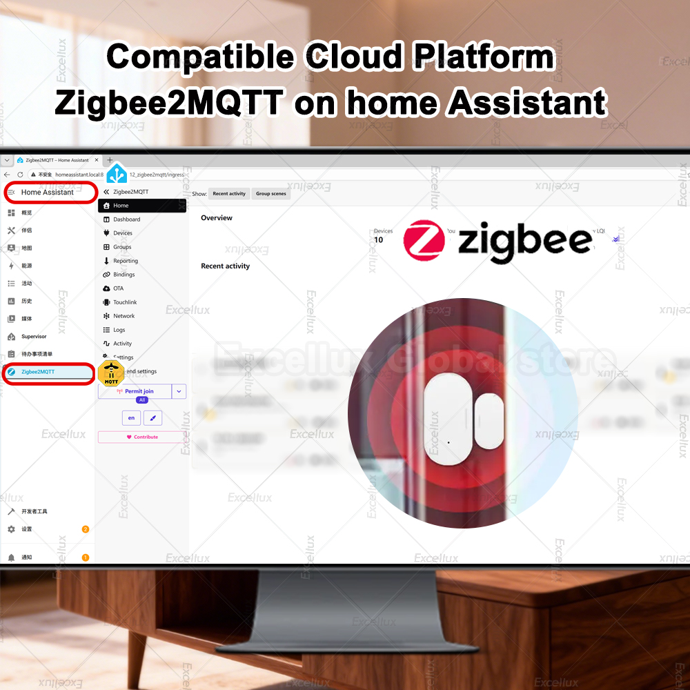 Tuya Zigbee Door Sensor Window - Window Alarm Sensor 评论和价格