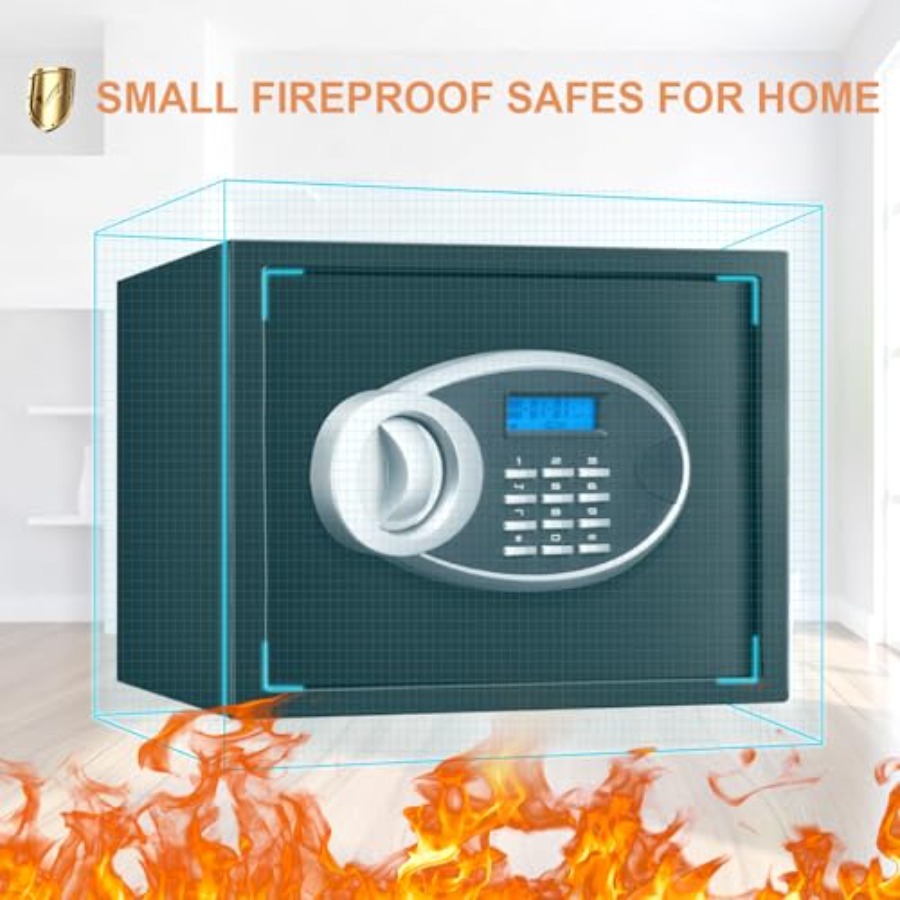 Safe Box Fireproof Waterproof  - Home Security Key Box 评论和价格