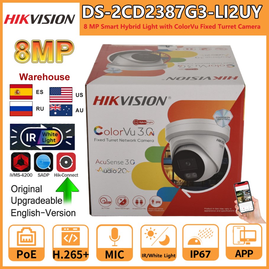 Hikvision 8MP IP Camera DS-2CD - Home Security Hikvision 评论和价格
