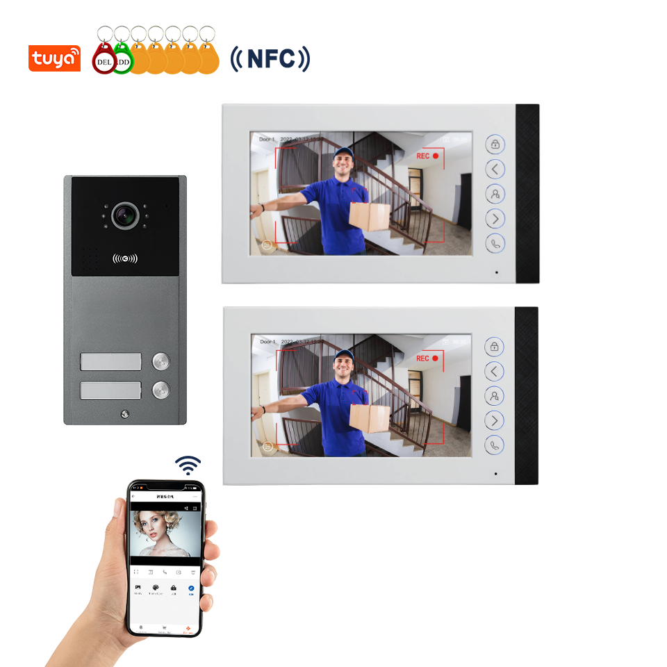 2 Units WIFI Video Intercom RF - Home Security Units 评论和价格