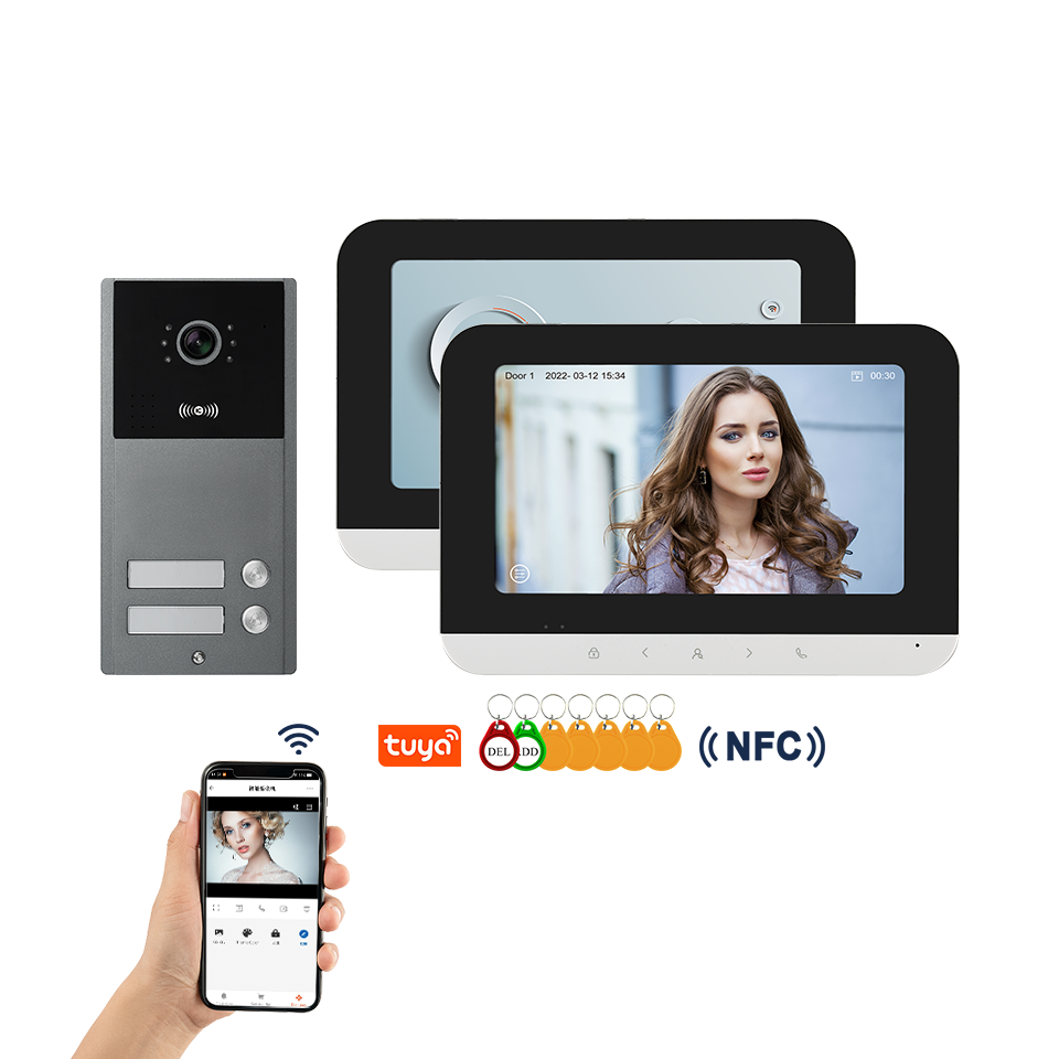 2 Units WIFI Video Intercom RF - Home Security Units 评论和价格