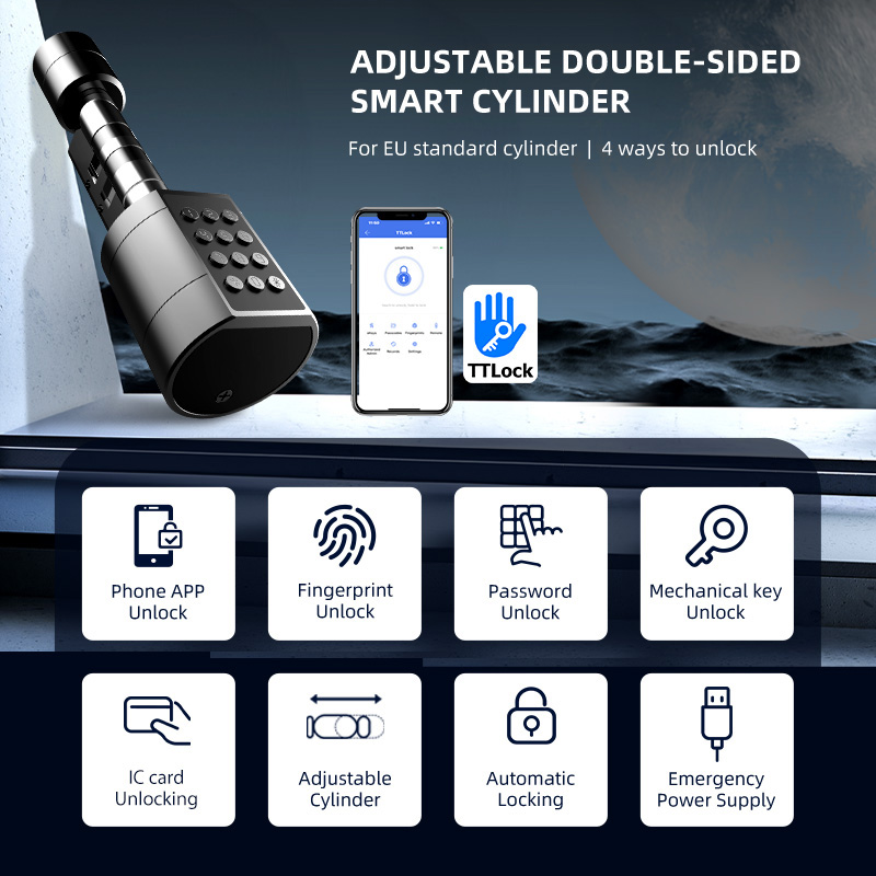 Smart Euro Cylindrical Door Lo - Home Security Brand 评论和价格