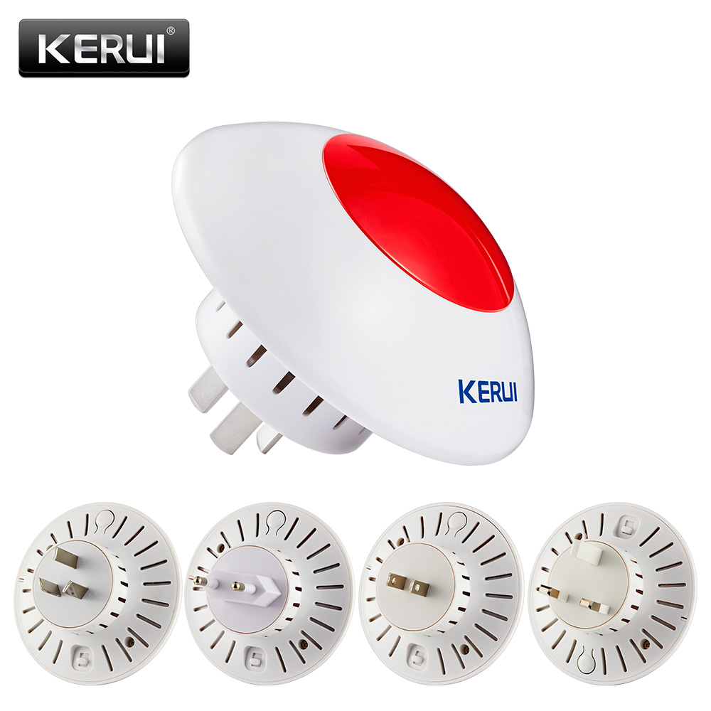 KERUI J009 Loud Indoor Siren W - Home Security Lights 评论和价格