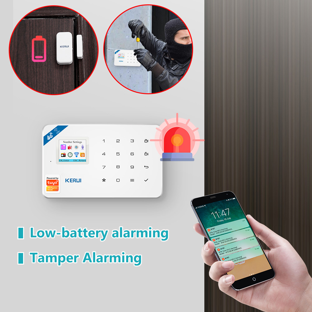 KERUI Tuya Smart W181 Home Sec - Home Security Units 评论和价格