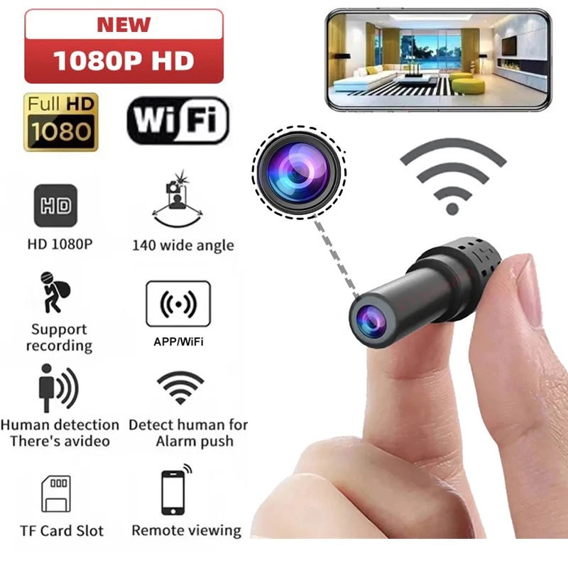 Mini WiFi Camera HD 1080P Indo - Home Security Monitor 评论和价格