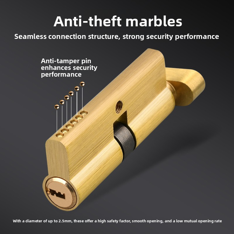 Door Cylinder Lock Biased 70mm - Home Security Brand 评论和价格