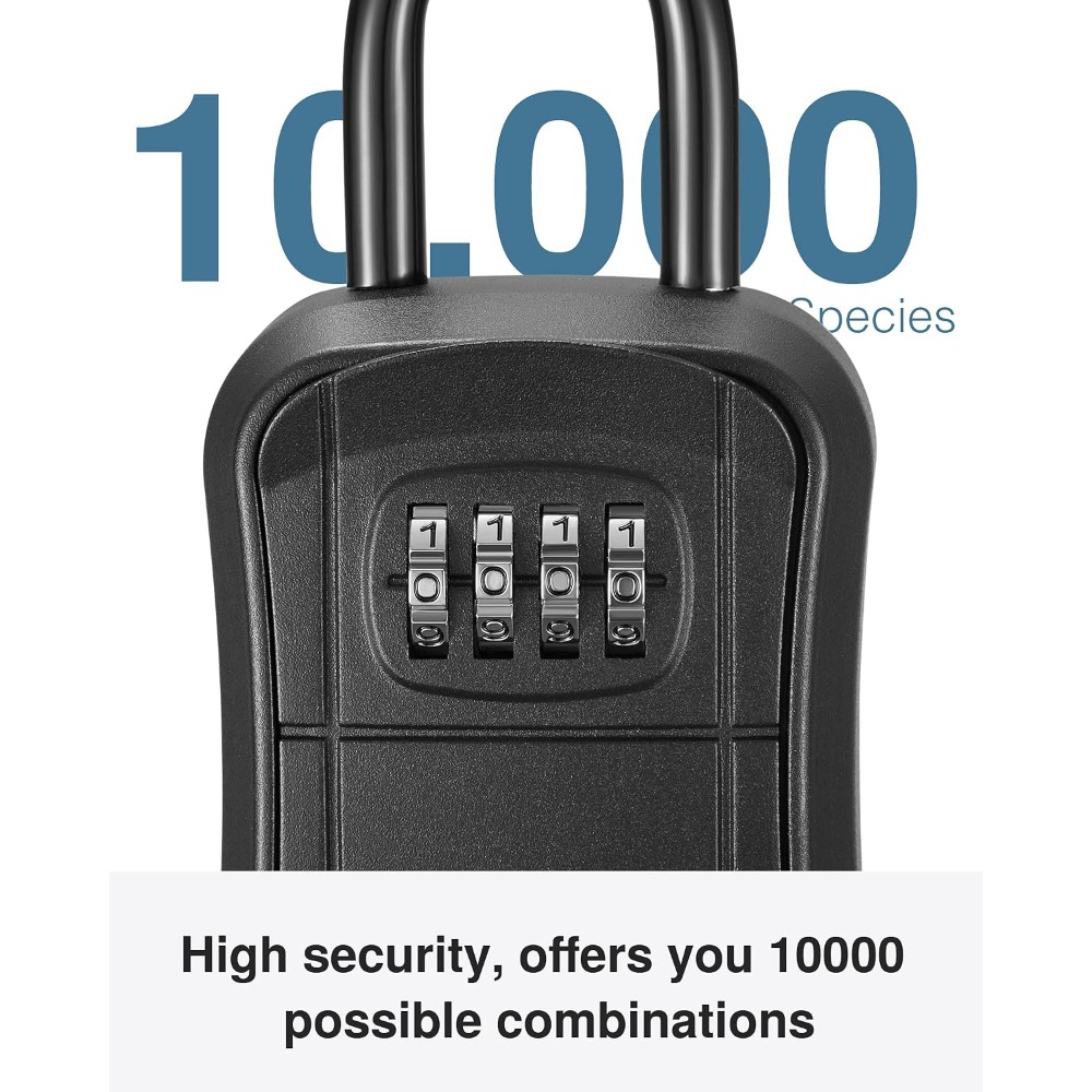 Key Lock Box, Portable Combina - Home Security Key Box 评论和价格