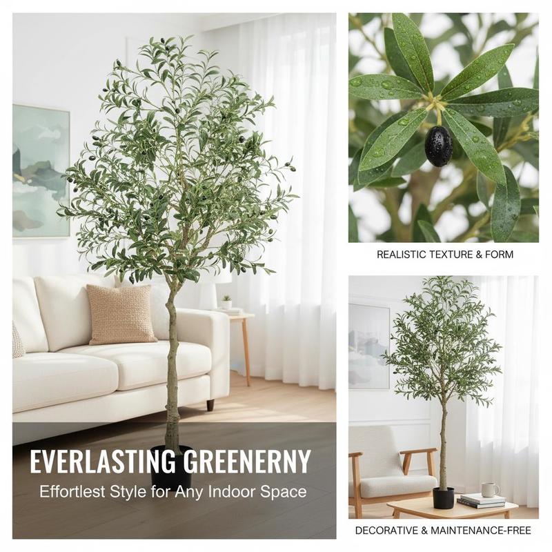 Synthetic Olive Shrub 72 Inch  - Home Security Tips 评论和价格
