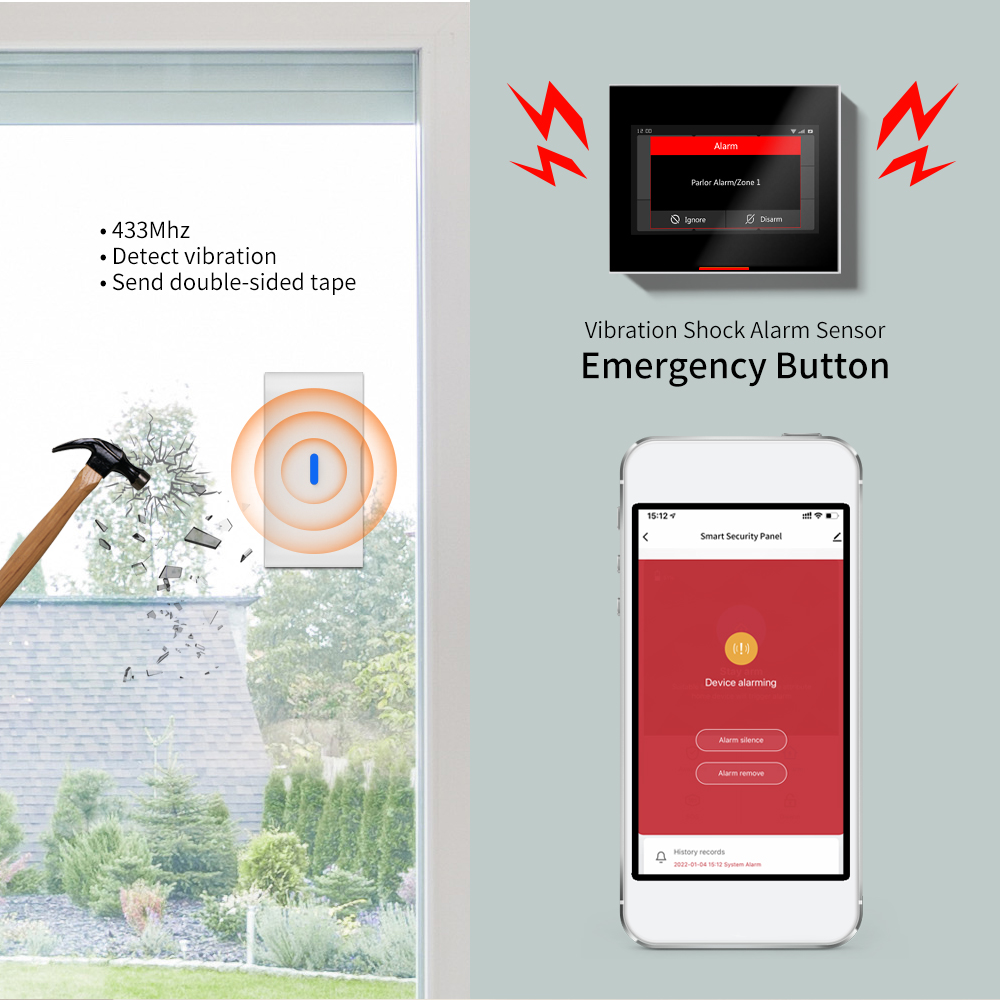 Ostaniot 433MHz eV1527 Wireles - Window Alarm Sensor 评论和价格