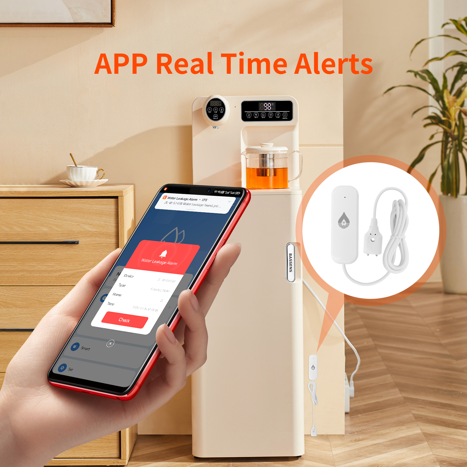 YFK Tuya WiFi Water Leakage Se - Home Security With Ai 评论和价格