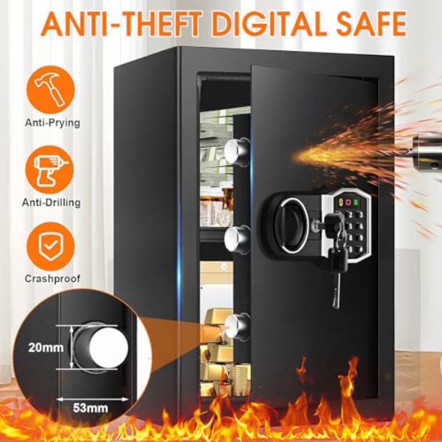 Home security safe: 3.4 cu ft  - Home Security Key Box 评论和价格