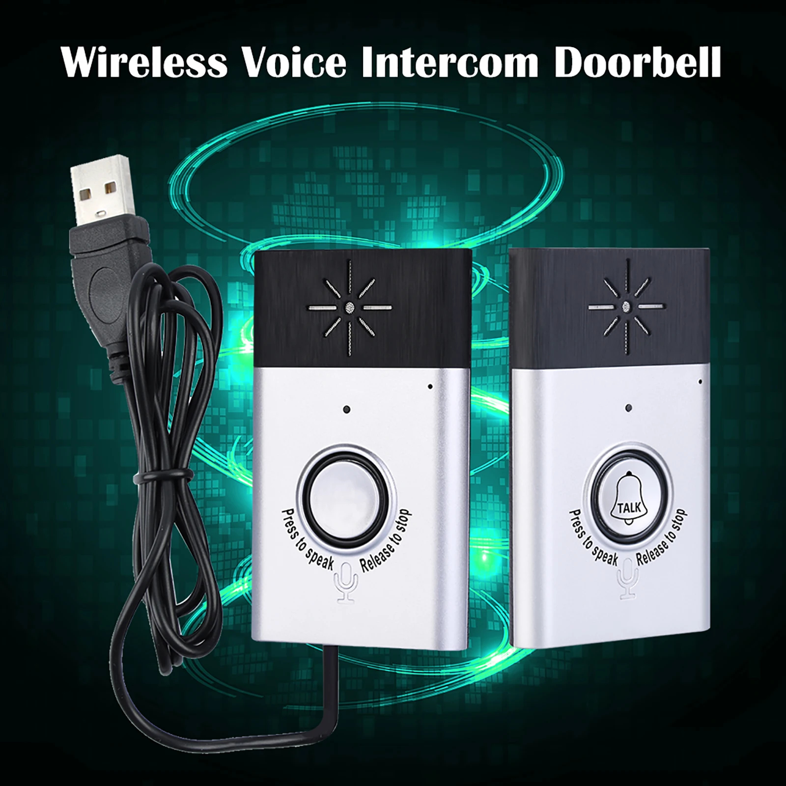 Wireless Voice Intercom Doorbe - Home Security Units 评论和价格