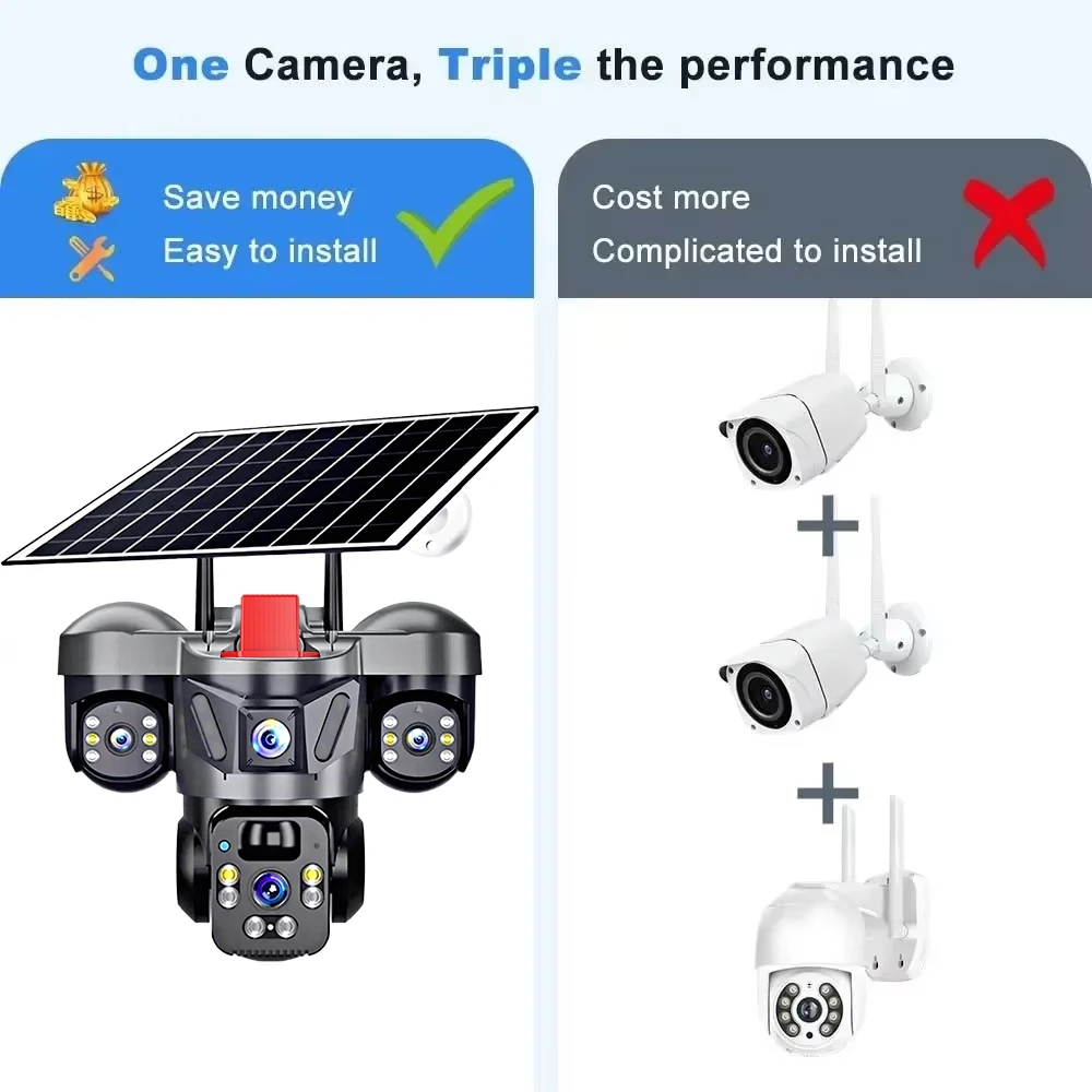 KERUI V380 Pro Outdoor PTZ 6MP - Home Security Brand 评论和价格