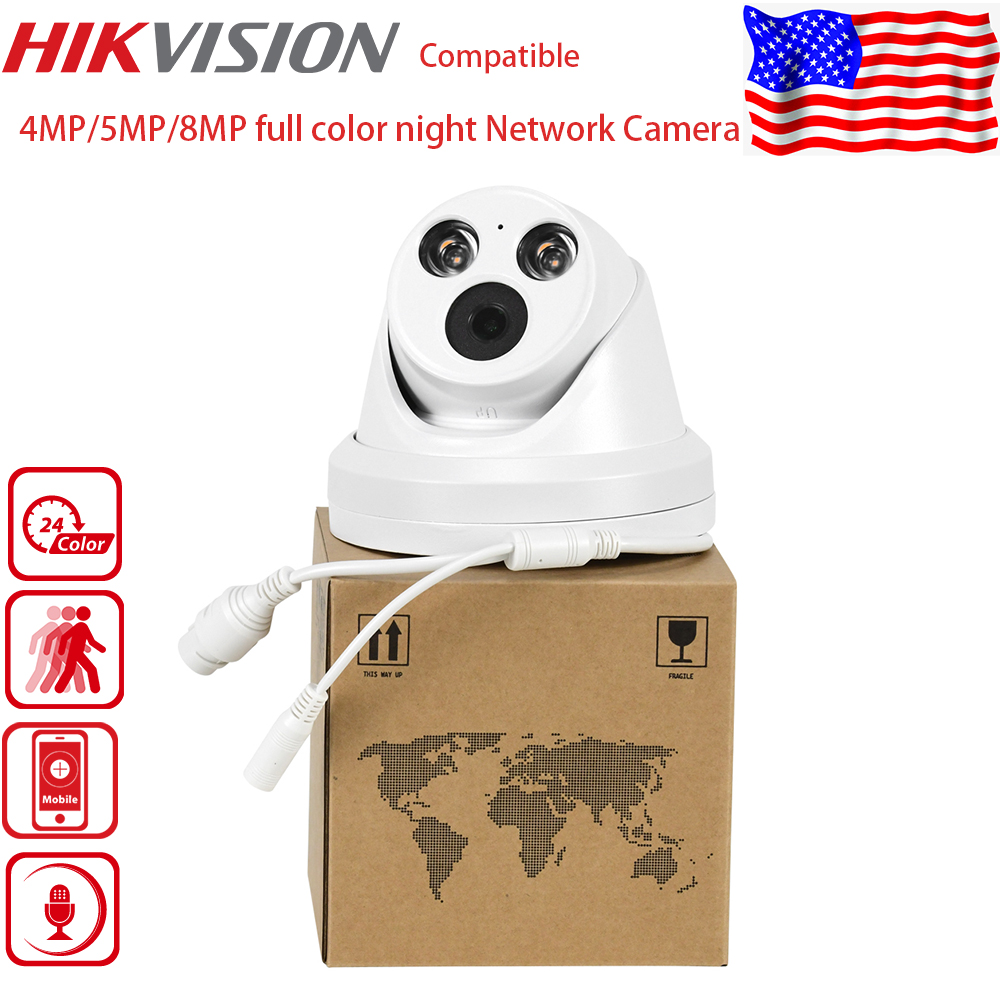 Full Color IP Camera 4MP 5MP 8 - Home Security Hikvision 评论和价格