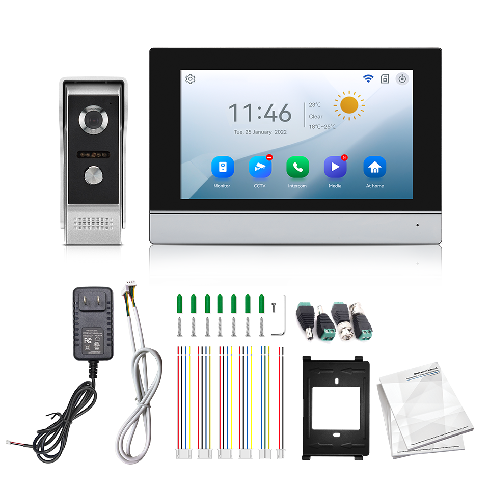 7Inch IPS Screen 2MP  Tuya Rem - Home Security Indoor Cameras 评论和价格
