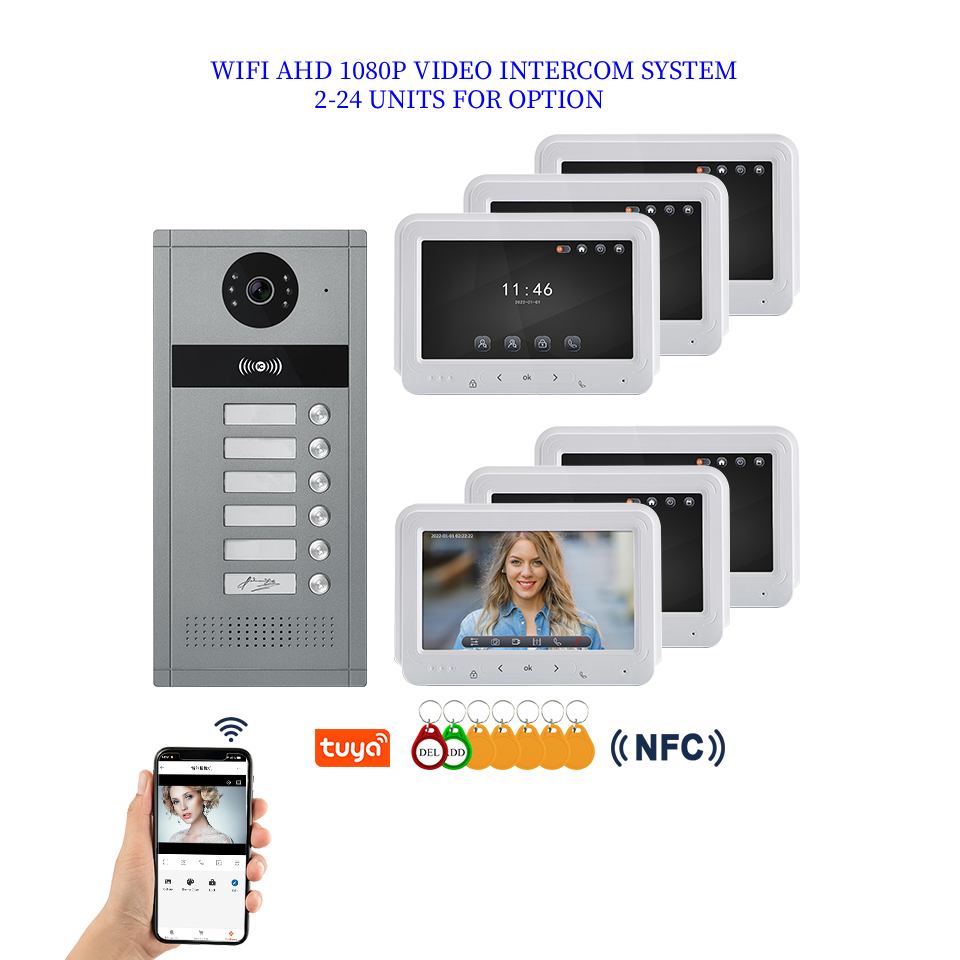 Tuya WIFI Video Intercom Syste - Home Security Units 评论和价格