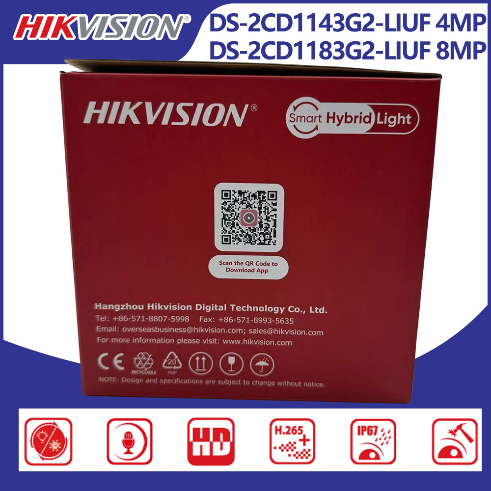 Hikvision DS-2CD1143G2-LIUF 4M - Home Security Hikvision 评论和价格