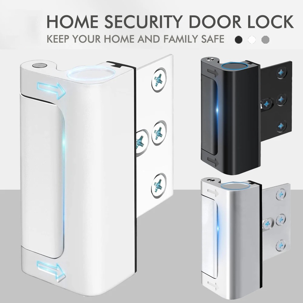 New Home Security Door Lock Al - Home Security Door Reinforcement Lock 评论和价格