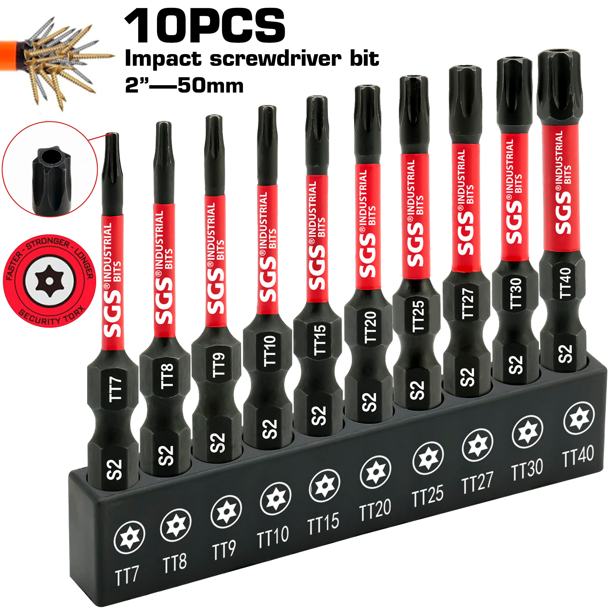 10-Piece Set of 50mm Industria - Home Security Tips 评论和价格