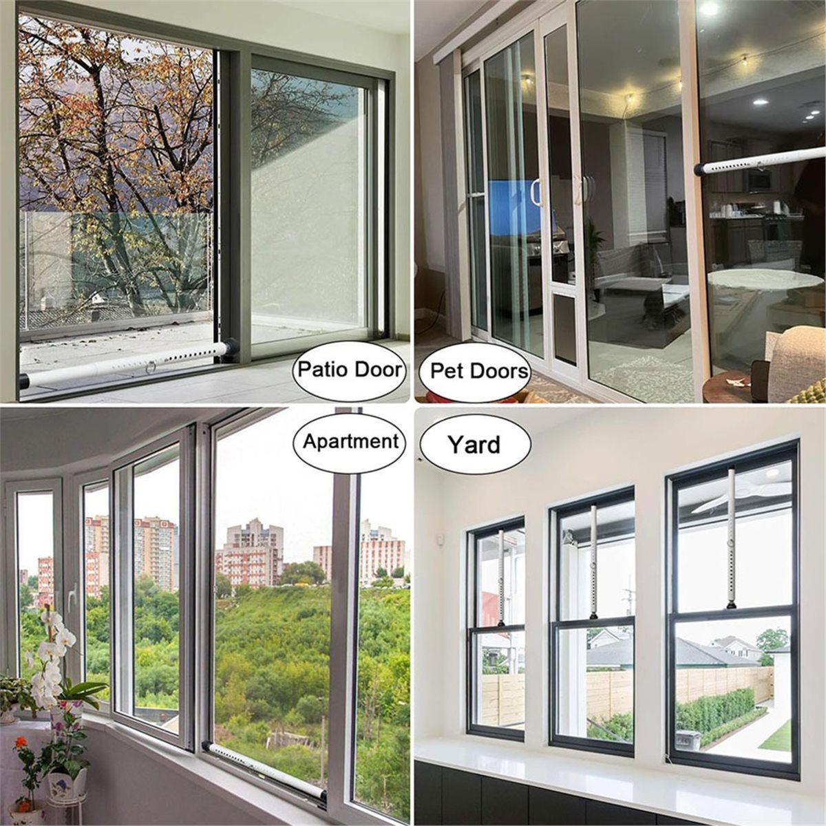 A74U Sliding Door Security Bar - Home Security Tips 评论和价格