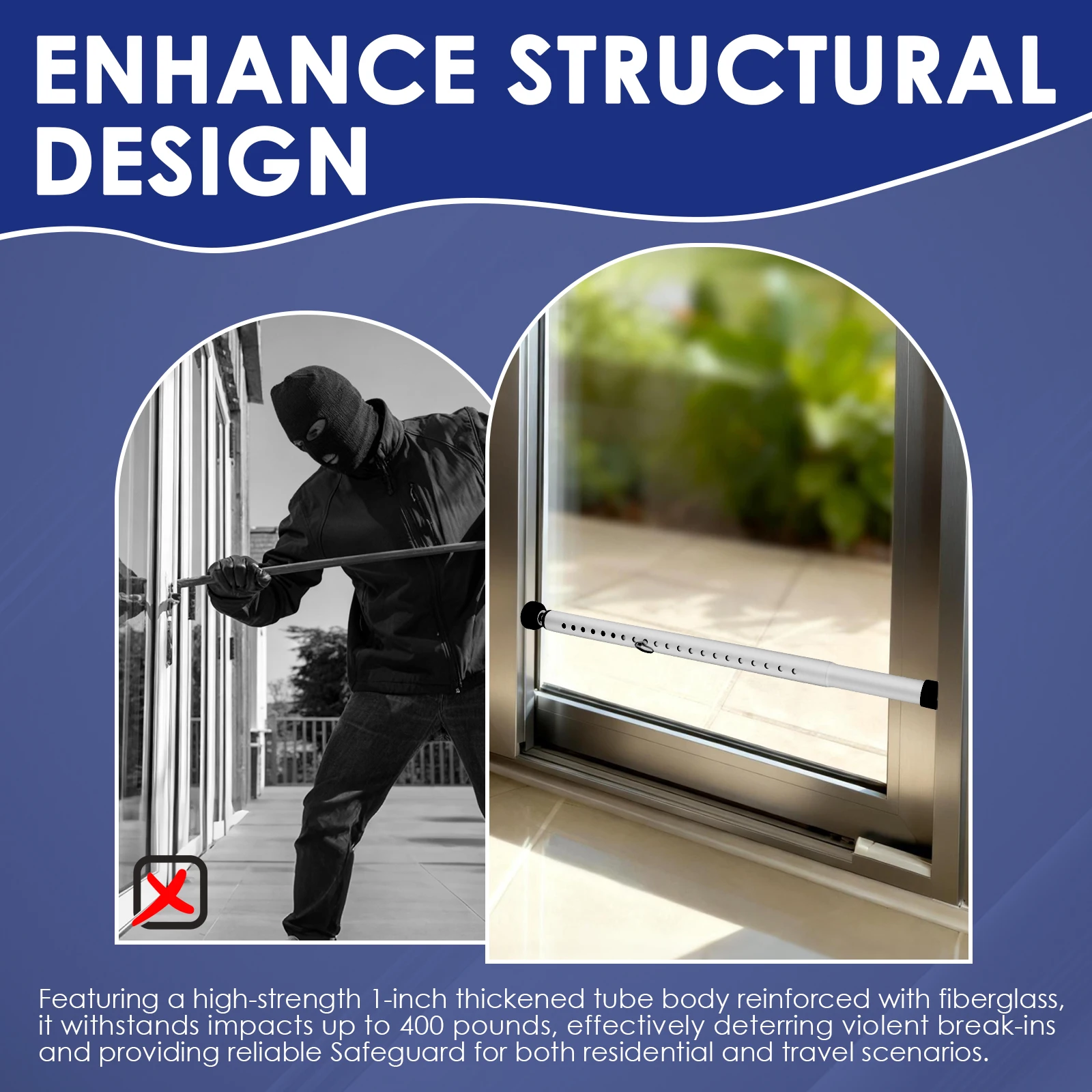 1/2Pcs Sliding Door Security B - Home Security Tips 评论和价格