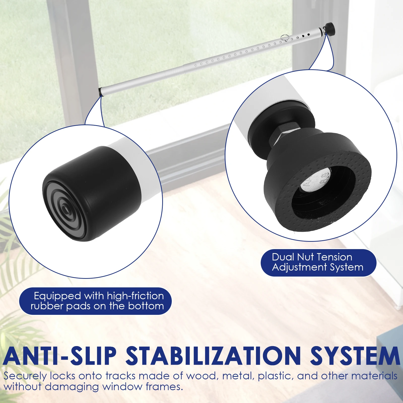 1/2Pcs Sliding Door Security B - Home Security Tips 评论和价格