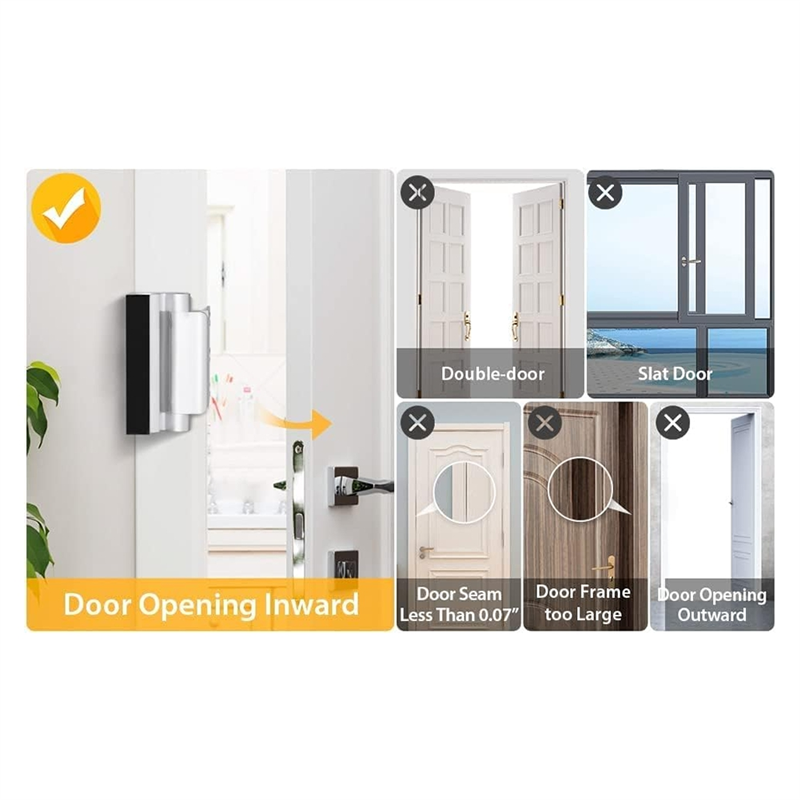 A03F-High Security Front Door  - Home Security Door Reinforcement Lock 评论和价格