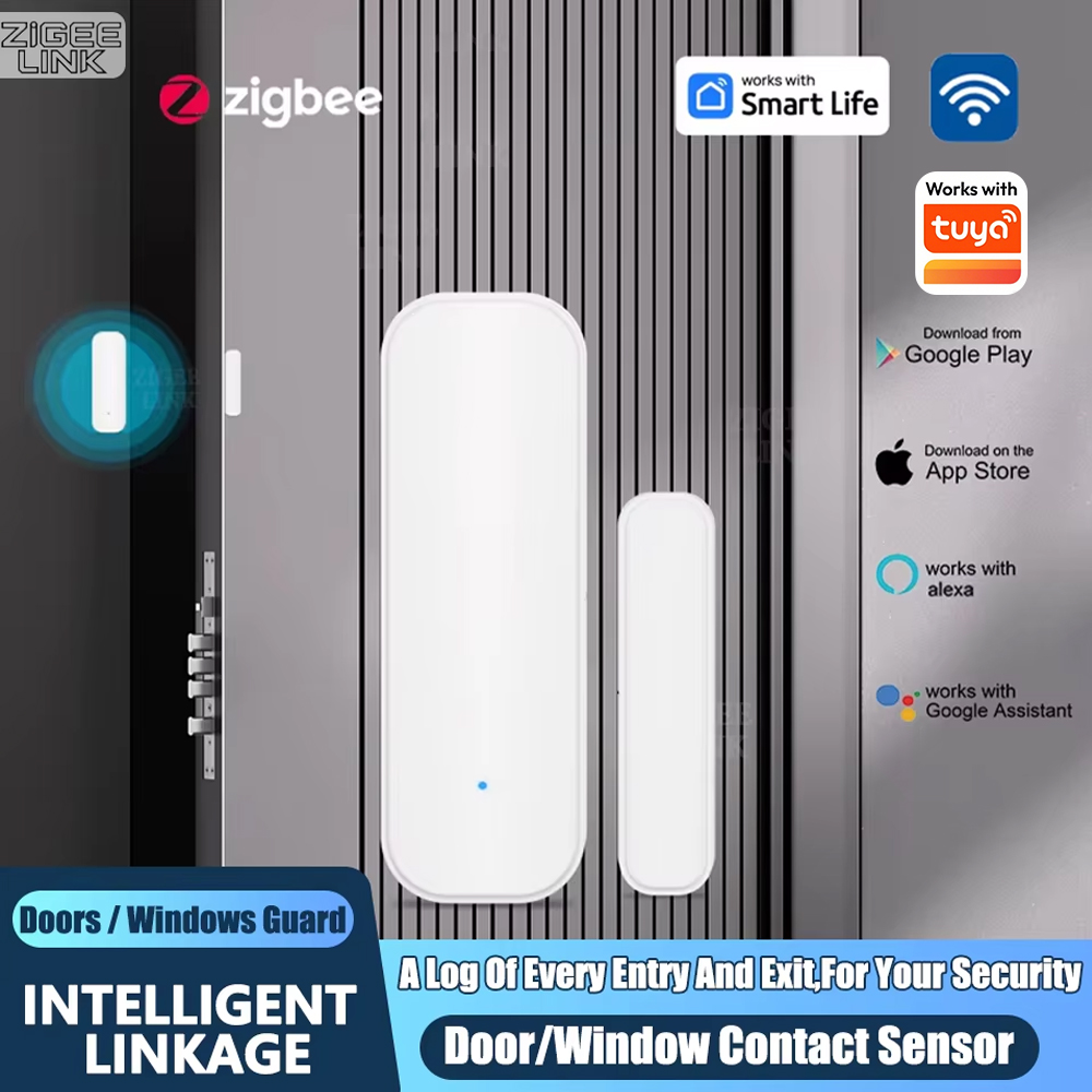 ZigBee Door Window Sensor Wire - Home Security With Ai 评论和价格