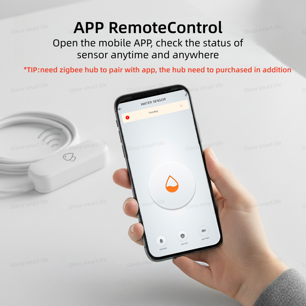 Tuya Zigbee Water Leak Sensor  - Home Security Monitor 评论和价格