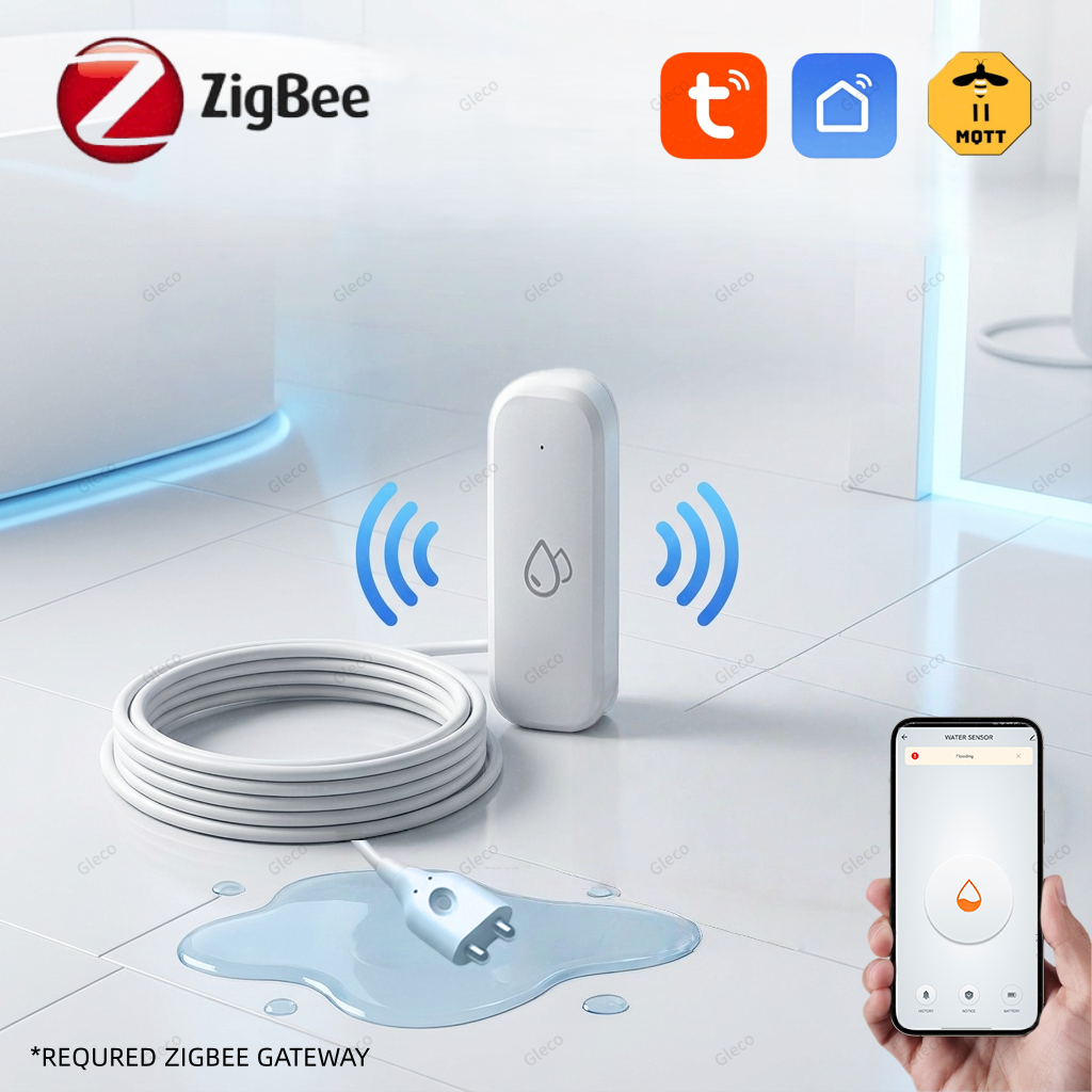 Tuya Zigbee Water Leak Sensor  - Home Security Monitor 评论和价格