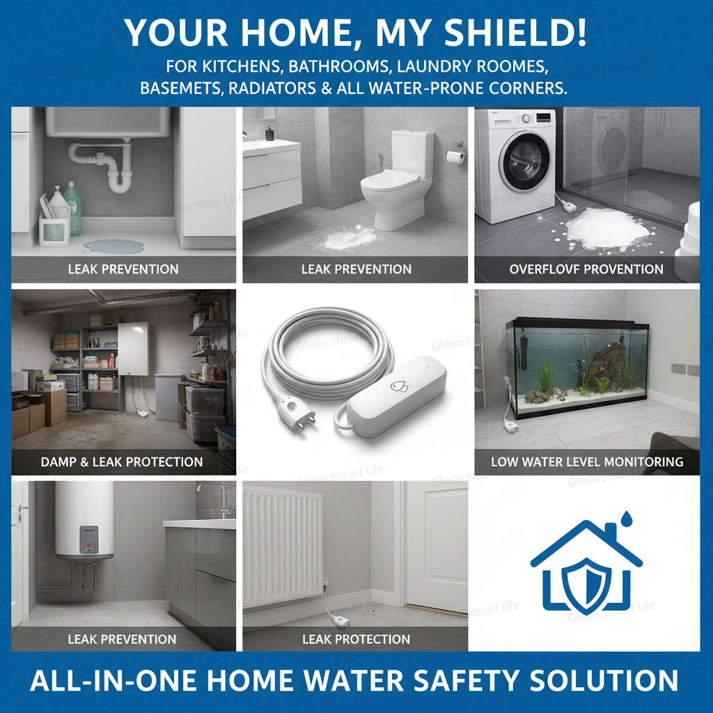Tuya Zigbee Water Leak Sensor  - Home Security Monitor 评论和价格