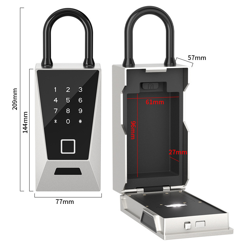Smart Password Fingerprint IC  - Home Security Key Box 评论和价格