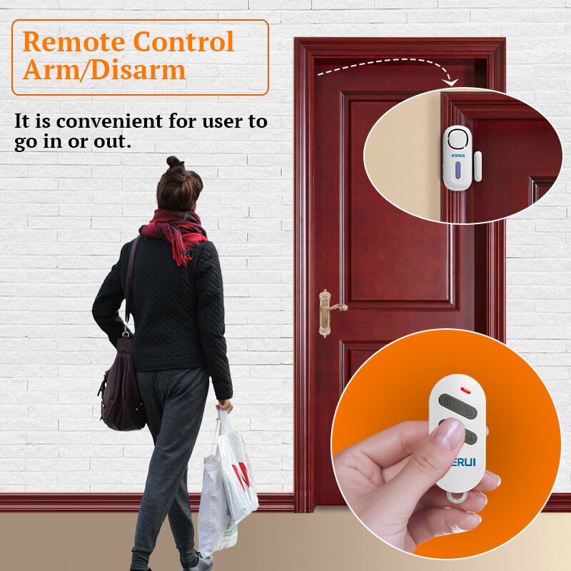 KERUI 120DB Wireless Door/Wind - Home Security Lights 评论和价格
