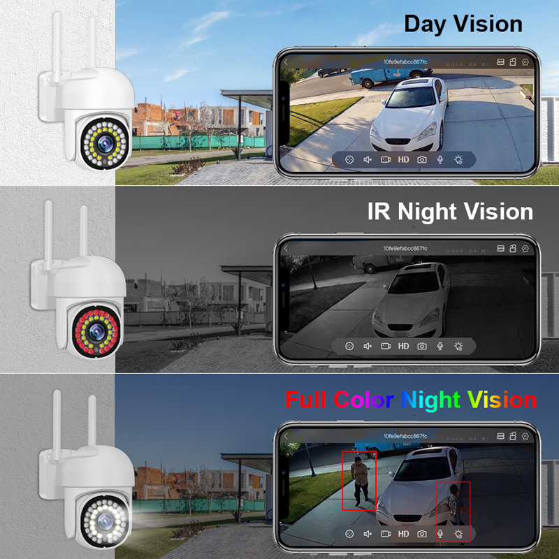 Smar 3MP Wireless CCTV Securit - Home Security With Ai 评论和价格