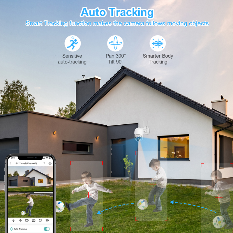Smar 3MP Wireless CCTV Securit - Home Security With Ai 评论和价格