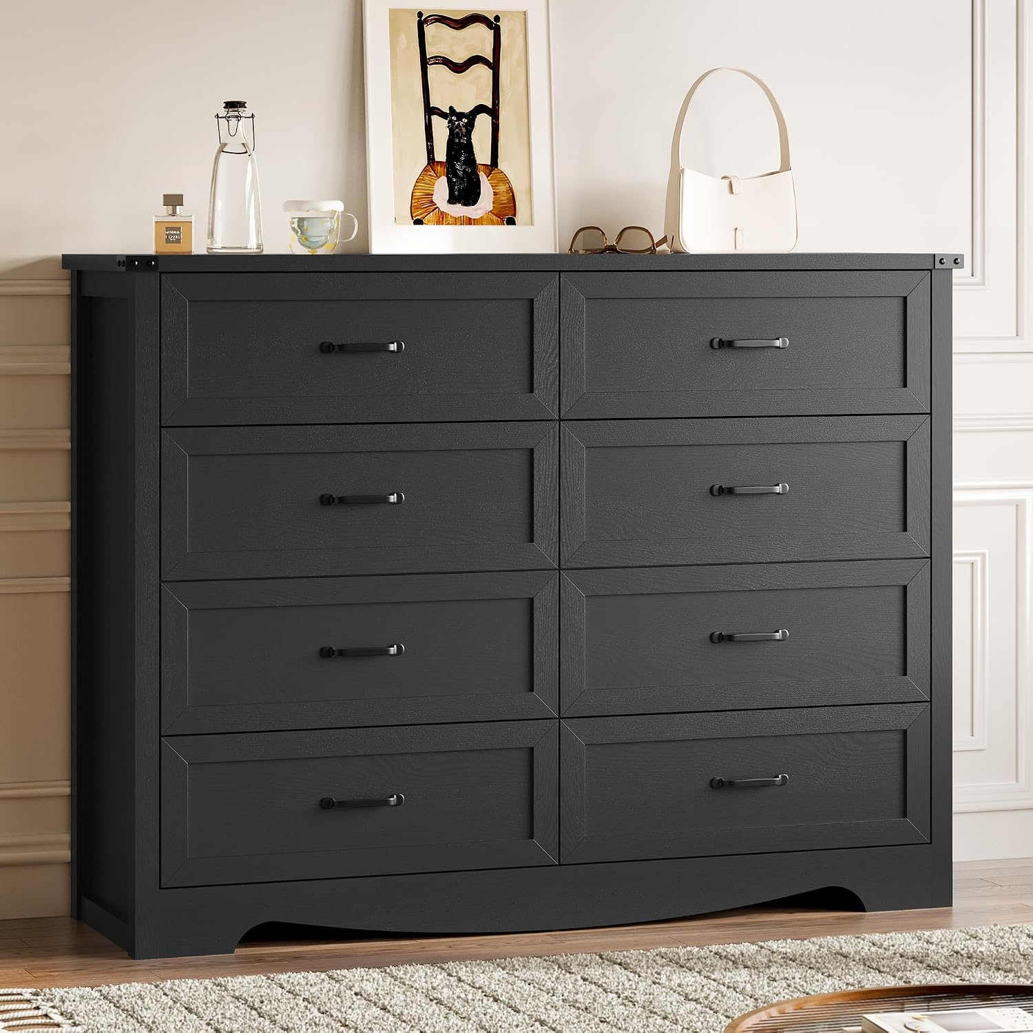 Modern Wooden 8-Drawer Bedroom - Home Security Tips 评论和价格