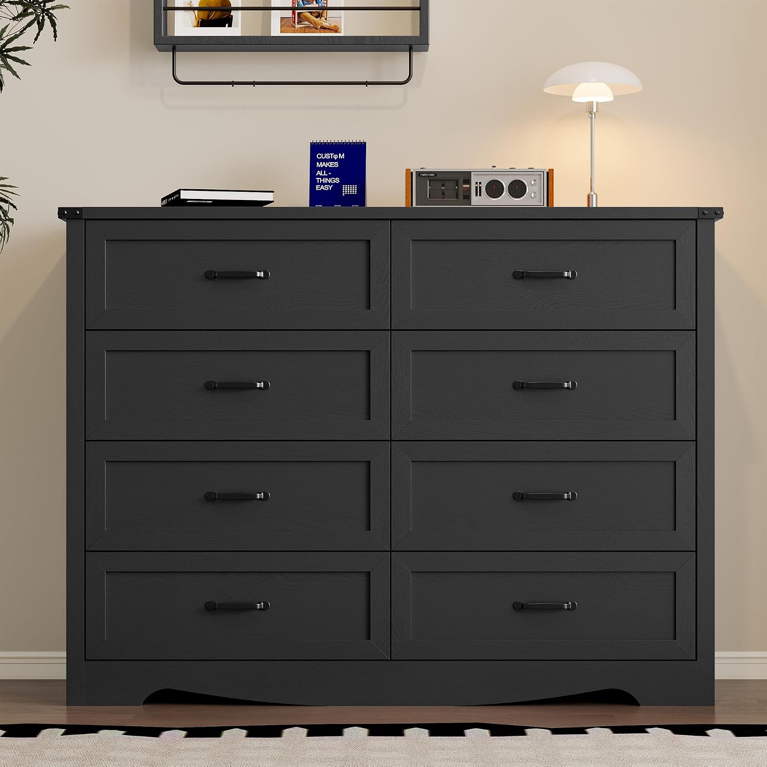 Modern Wooden 8-Drawer Bedroom - Home Security Tips 评论和价格