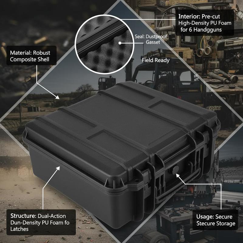Gun Storage Box 15 x 12 x 10 I - Home Security Key Box 评论和价格