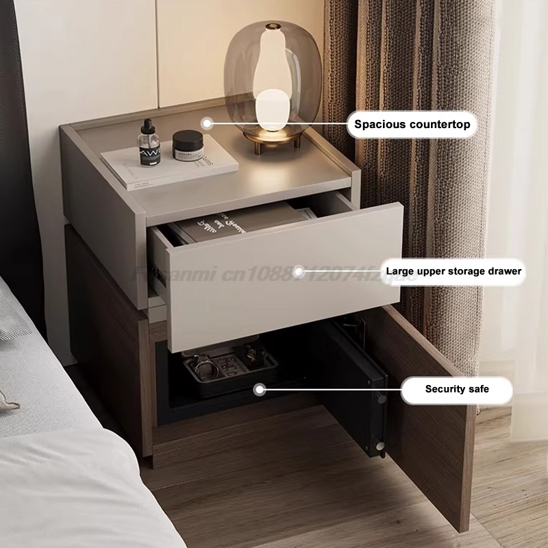 Italian Minimalist Nightstand  - Home Security Units 评论和价格