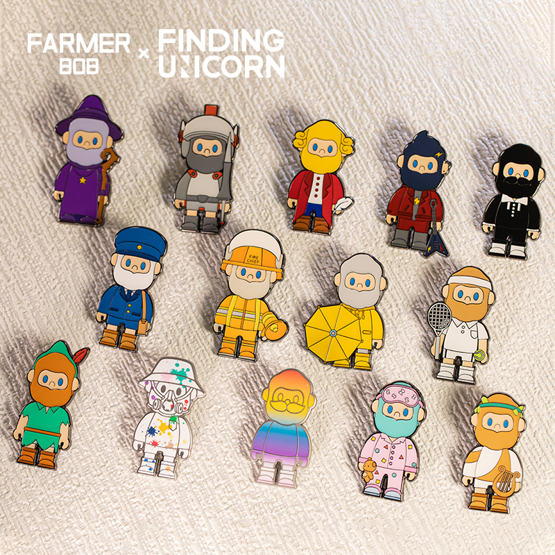 Farmer Bob Color Metal Badge A - Home Security Movie 评论和价格
