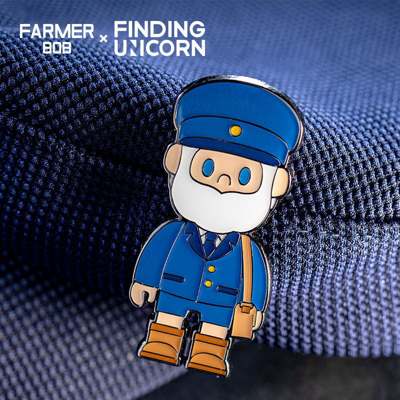Farmer Bob Color Metal Badge A - Home Security Movie 评论和价格