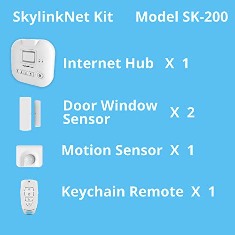 SK-200 Net Connected Wireless  - Home Security No Monthly Fee 评论和价格