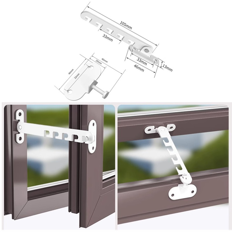 New Inner Window Limiter Latch - Home Security Door Reinforcement Lock 评论和价格