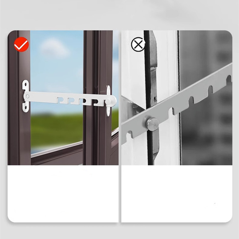 New Inner Window Limiter Latch - Home Security Door Reinforcement Lock 评论和价格